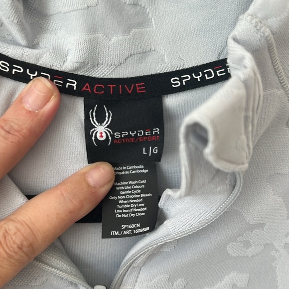 Spyder 1/4 zip women’s -   Gray - Picture 6 of 10